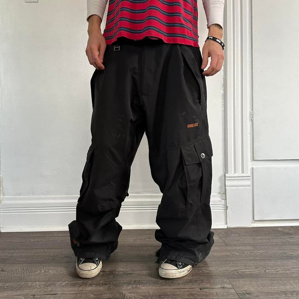 Vintage Y2K Sessions Star Snowboard Goretex Baggy Cargo Snowboard Ski Snow Pant